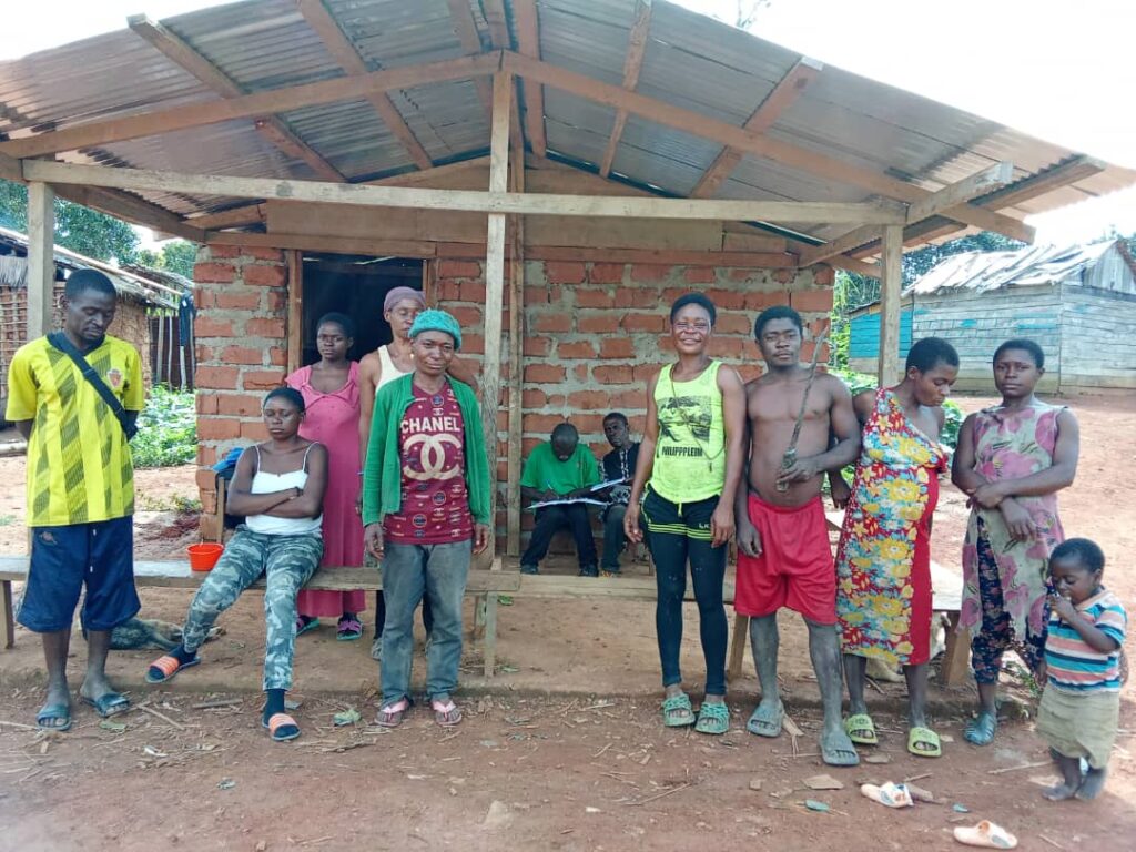 indigenous Baka liaisons and young conservationists